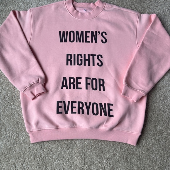 Pink Oversized Crewneck Sweatshirt - Picture 2 of 3